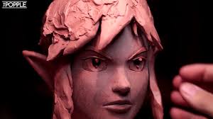 Sculpture of 'Link' from The Legend of Zelda by Sculpture Geek