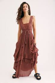 Vintage yellow gold jules jurgensen au. Santa Maria Maxi Dress Free People Maxi Dress Dresses Summer Fabrics