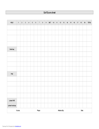 Fortunately, printablepaper.net offers score sheets for scrabble, bridge, mille bornes, uno and other board, dice and card games to download and print for free. Blank Golf Score Sheet Free Download