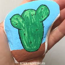 Learning how to draw a perspective landscape is one of those art techniques that gets kids to sit up and take notice. How To Paint A Cactus To Make A Fun Rock