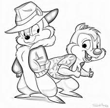 Coloring page chip and dale chip and dale. Chip N Dale Rescue Rangers Articles Original Articles On Fanpop