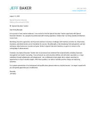 Special Education Teacher Cover Letter Jobhero