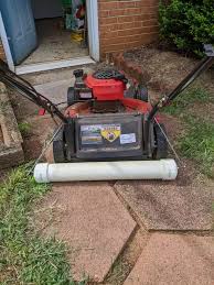 Diy lawn striping kit using a broom, bungie strap and duct tape. Diy Striping Kit Imgur