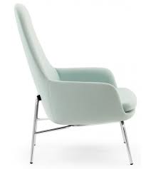 High back lounge stools are sophisticated additions to your living room, while rocking lounge chairs are perfect for your nursery. Era Lounge Chair High With Steel Legs Normann Copenhagen Milia Shop