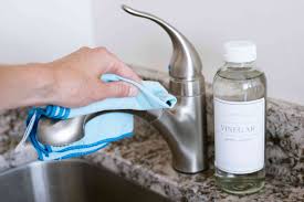 Things like packing tape, stickers from price tags, advertisement labels, packing glue, masking tape, and more can leave a nasty sticky substance behind. How To Clean Bathroom And Kitchen Sink Faucets