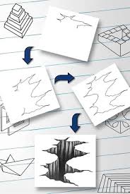 2 now we have to draw a vertical line in the middle. 3d Drawing Step By Step For Android Apk Download