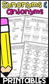 Looking For A Way To Introduce Or Practice Synonyms And Antonyms These Worksheets Have A Va Antonyms Worksheet Teacher Created Resources Synonyms And Antonyms