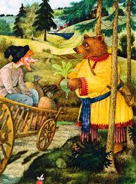 Мужик и медведь сказка