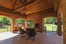 Maybe you would like to learn more about one of these? Modern Covered Outdoor Kitchen With Fireplace Novocom Top