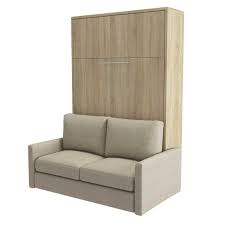 Ce lit mural est le meuble gain de place idéal pour. Armoire Lit Escamotable Chene Canape Nany Univers De La Chambre