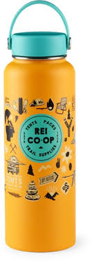 Rei Co Op Hydro Flask Wide Mouth Vacuum Water Bottle With Flex Cap Camp Icons 40 Fl Oz Rei Co Op
