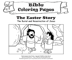 Pack these spring printables into a picnic basket for a family outing. Easter Bible Coloring Pages My Little House