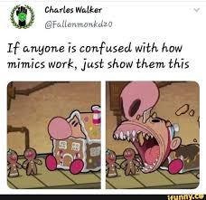 If Anyone Is Confused With How Mimics Work Just Show Them This Ifunny Dnd Funny Funny Memes Dragon Memes