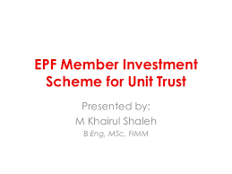 Types of insurance you need at different stages in life. Epf Member Investment Scheme For Unit Trust