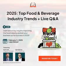 The food industry is evolving — are you ready to keep up? Join us for a  virtual live event featuring Clint Bishop (VP of Marketing, Veracity  Insurance Solutions) and Kyle Jude (Program