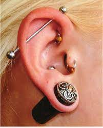 Industrial Inner Ear Piercing Ear Piercings Body Piercings