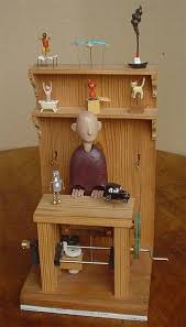 Kinetic sculpture toy → size: Paul Spooner A Cheap Automata Shop Automata Kinetic Art Sculpture Kinetic Art