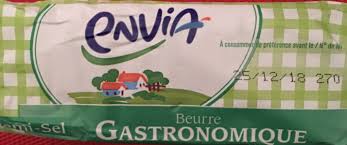 Beurre Gastronomique Demi Sel Envia 500 G