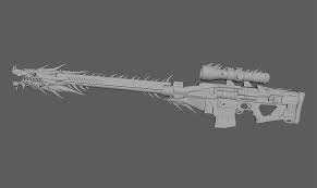 It is the successor to the black spindle, and by extension, the black hammer. 3d Print Model Whisper Of The Worm Barrel And Scope Only