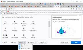 Mozilla Firefox 57+ : Custom Toolbar Is Still Supported But How To Manage  It? - Super User
