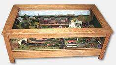 An amazing train set table. Model Railways Coffee Tables
