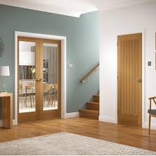 Especially for hallways as white internal interior glass doors allow light to flood through. Xl Joinery Gopsuf Suffolk Unfinished Internal Oak Rebated French Door Pair With Clear Etched Glass Internal Doors From Doors2floors Uk Ltd Uk