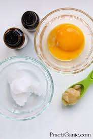 Coconut oil penetrates the hair shaft and nourishes the hair from within (5). Diy Egg And Honey Deep Conditioning Hair Mask Practiganic Vegetarian Recipes And Organic Living