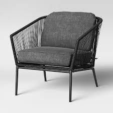 Standish 2pk Patio Club Chair Black Gray Project 62 Patio Chairs Club Chairs Target Patio Furniture