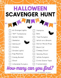 Our print & play fairies scavenger hunt game Free Printable Halloween Scavenger Hunt Happiness Is Homemade