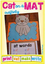 Word Families Craftivity Cat On A Mat Paper Craft And Writing Word Families Classroom Crafts Mat Paper