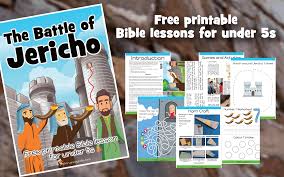 Joshua at the battle of jericho. The Battle Of Jericho Free Bible Lesson For Kids Trueway Kids