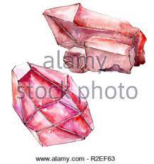 Jewellery diamond crystal carat, crystal diamond transparent background png clipart. Red Diamond Rock Jewelry Mineral Isolated Geometric Polygon Crystal Stone Watercolor Background Illustration Set Stock Photo Alamy