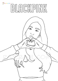Moreover, the logo does not have a clear relationship between the element and the color: Blackpink Coloring Pages New Images Free Printable
