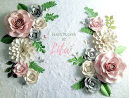 Handmade Crafts Anyer Cilegon On Instagram Idr 375 000 Terbuat Dari Kertas Jasmine Paper Flowers Craft Paper Bouquet Wedding Paper Roses