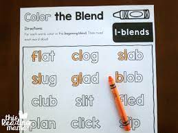 These free printable pages are perfect for pre k, kindergarten, preschool and grade 1,2 and 3 aged students. Color The Blends Phonics Pages This Reading Mama