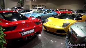 Follow me on instagram @mohsin_vlogs facebook page : How Many Supercars Can You Squeeze Into A Showroom Exotic Cars Dubai Youtube