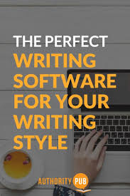 The Perfect Writing Software For Your Writing Style Writing Software Book Writing Software Nonfiction Writing
