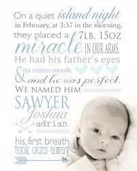 Birth Story Nursery Art Birth Announcement Photo Miracle Etsy Birth Announcement Boy Birth Announcement Wording Birth Announcement Photos