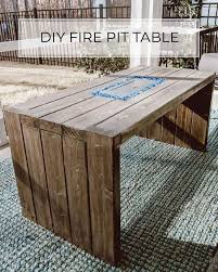 Manta ray fire pit weber 2726 black fireplace monterey outdoor fireplace black square fire pit. How To Build A Diy Fire Pit Table For 120 Crafted By The Hunts