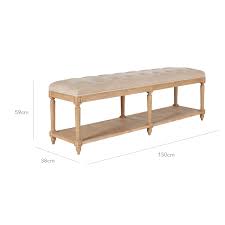 Browse oak kitchen benches below for casual yet comfortable seating. Ashdown Solid Oak And Linen Bench Oka