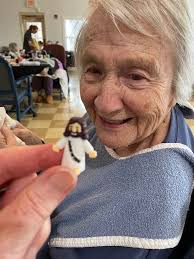 Visiting Mom and Sharing a Moment