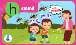 It's clearly said in words like 'hand', 'hen' . Phonics Sounds Learning Letter H And H Sound Kids Activities