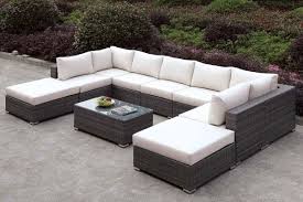 Enjoy The Great Outdoors In Style And Comfort With This Uv And Weather Resistant Somani Outdoor Seating Col U Shaped Sectional Sofa Outdoor Seating Set Outdoor