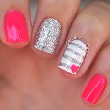 Nail polish colors you should rock this spring. 21 Crazy Cute Valentine S Day Nail Art Ideas Make It And Love It