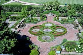 Garden patterns were traditionally created using patterns found in rugs or tapestries. Knot Garden Western Reserve Herb Society