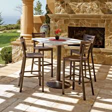Patio bar deck bar balcony bar backyard bar patio table diy table rustic outdoor bar outdoor barstoolsdiscount.com. Telescope Casual Avant Mgp Aluminum Stacking Armless Bar Height Chair 8940