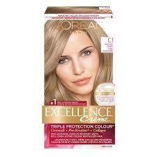 L Oreal Paris Permanent Hair Colour Excellence Cr Me D Dark Blonde 1 Ea C1 Medium Ash Blonde Permanent Hair Color Light Ash Blonde Dark Blonde