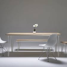 Maybe you would like to learn more about one of these? Whitewashed Oak Dining Table With Choice Of Steel Legs By Wicked Hairpins Notonthehighstreet Com