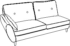 Its clean and original lines recapture the '60s stylistic elements. Poltronesofa Albignano