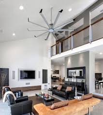 Rooms of up to 400 square feet will require a fan with a diameter of 50 to 54 square inches while extensive spaces with cathedral ceilings are best served by the best output outdoor ceiling fans like. Pin On House Living Room